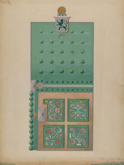Posiadłość Thomasa Jonesa, ok. 1936. autorstwa Meyer Goldbaum