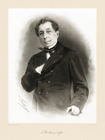Charles de Remusat, 1865-66 autorstwa Meyer and Pierson