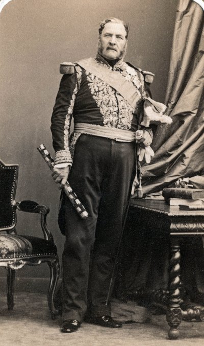 Portret marszałka Foreya (1804-1872) .Zdjęcie Mayera i Piersona autorstwa Meyer and Pierson