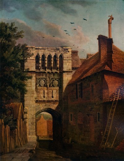 Zachodnia Brama, Winchester, 1779 autorstwa Michael Angelo Rooker