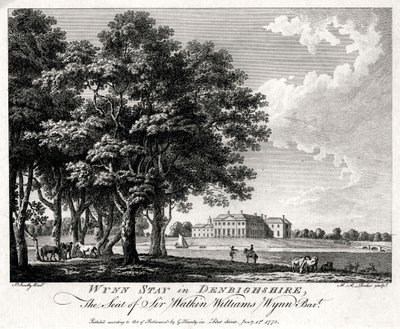 Wynn Pobyt w Denbighshire, Walia, 1775 autorstwa Michael Angelo Rooker