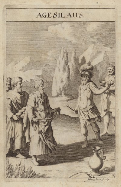 Agesilaus II, spartański król i generał autorstwa Michael Burghers