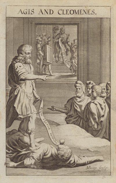 Agis IV i Kleomenes III, królowie Spartan autorstwa Michael Burghers
