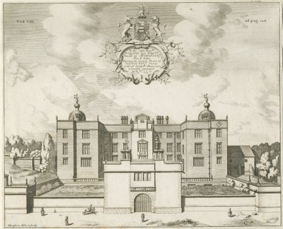 Sala i Park Beaudesert: miedzioryt, nd [1653-1686] autorstwa Michael Burghers