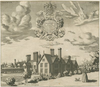 Sala Blithfield: grawerowanie, nd [1686] (druk) autorstwa Michael Burghers