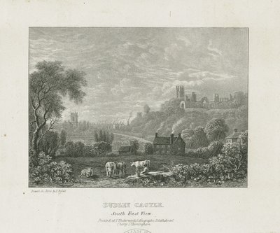 Zamek Dudley: miedzioryt, bd [1653-1686] (druk) autorstwa Michael Burghers