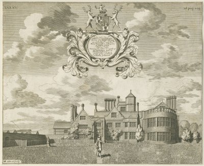 Fisherwick Hall: miedzioryt, nd [1653-1686] (druk) autorstwa Michael Burghers