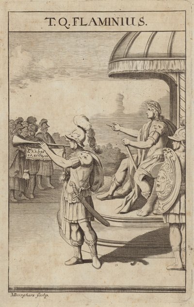 Tytus Quinctius Flaminimus, rzymski generał autorstwa Michael Burghers