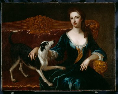 Elizabeth Grey, późniejsza hrabina Portsmouth (olej na płótnie) autorstwa Michael Dahl