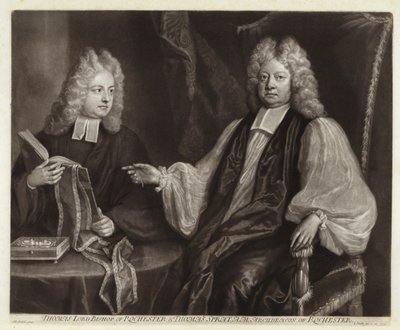 Portret Thomasa Sprata i syna autorstwa Michael Dahl