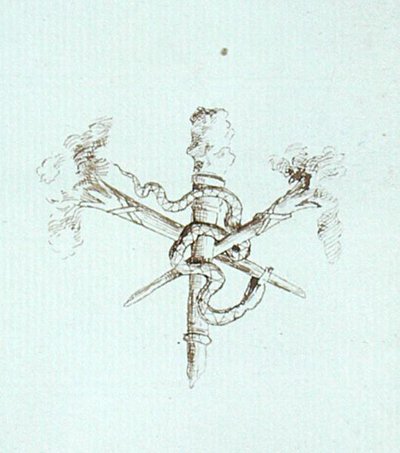 Rysunek z notatnika Michaela Faradaya (pióro i atrament na papierze) autorstwa Michael Faraday