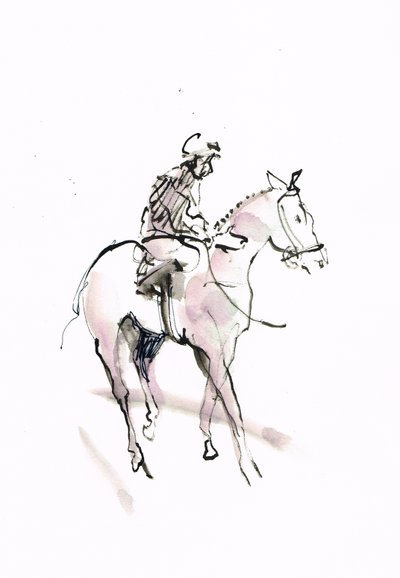 Bez tytułu, 2018 (akwarela na papierze) autorstwa Michael Frith