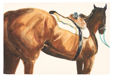 Bez tytułu, 2018 (akwarela na papierze) autorstwa Michael Frith