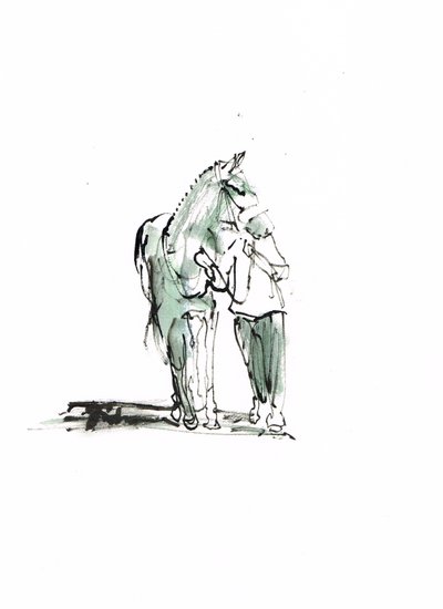 Bez tytułu, 2018 (akwarela na papierze) autorstwa Michael Frith