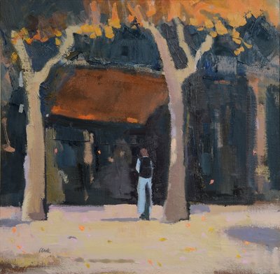 Popołudnie, południowa Francja, 2015 (olej na płótnie) autorstwa Michael G. Clark