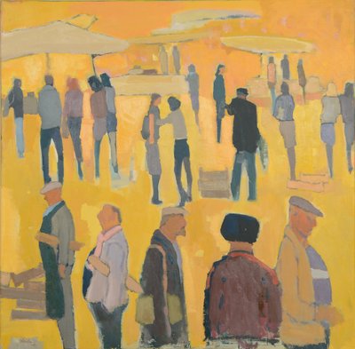 Dzień targowy, 2017 (olej na płótnie) autorstwa Michael G. Clark