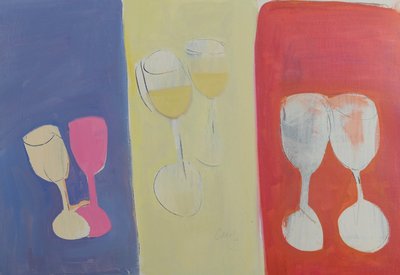 Wspomnienia z Francji, 2016 (mixed media) autorstwa Michael G. Clark