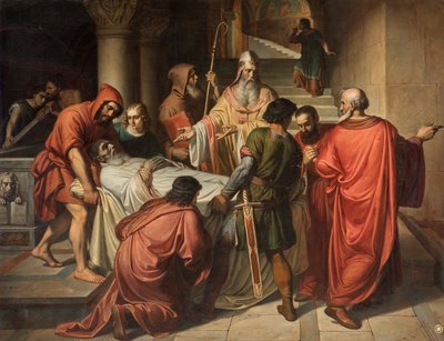 Przekazanie ciała św. Marka Wenecjanom w Aleksandrii autorstwa Michael Kovács