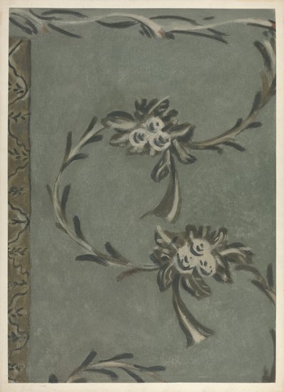 Wolna ręcznie zdobiona ściana, c. 1940. autorstwa Michael Lauretano