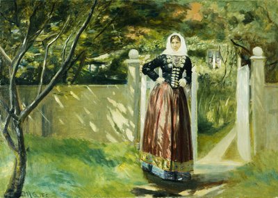 Przy Bramie Ogrodowej, 1902 autorstwa Michael Peter Ancher