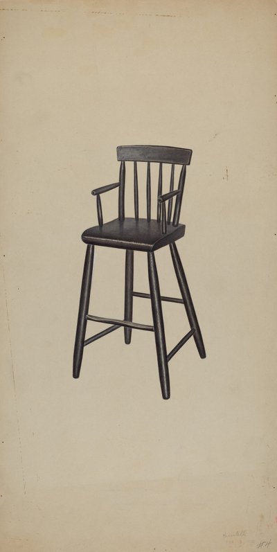 Wysokie Krzesło, 1938. autorstwa Michael Riccitelli