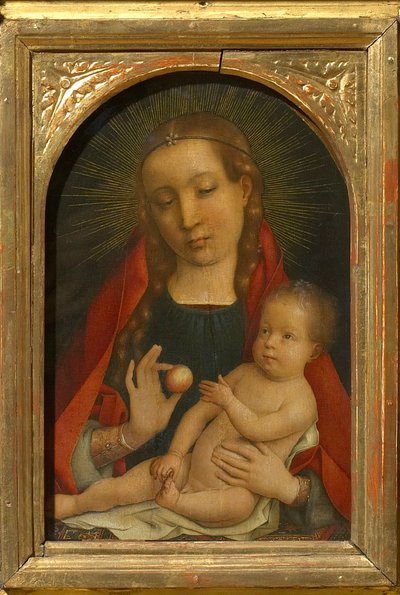 Dziewica z Dzieciątkiem, ok. 1485. autorstwa Michael Sittow