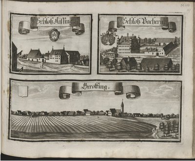 Niemiecki: Historico-Topographica Descriptio. To znaczy: Opis, deß Churfürsten- und Hertzogthums Ober- und Nidern Bayrn : Welches In vier Theilter oder Renntämbter, Als Oberlandts München und Burgkhausen, Unterlandts aber in Landshuet und Straubing abgett autorstwa Michael Wening