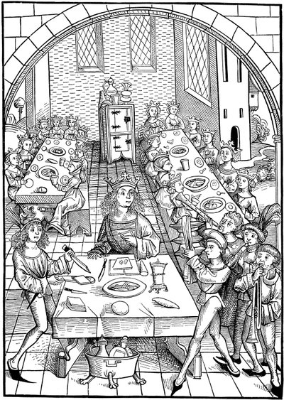 Ilustracja do książki Schatzkammer, 1490-1491 autorstwa Michael Wolgemut