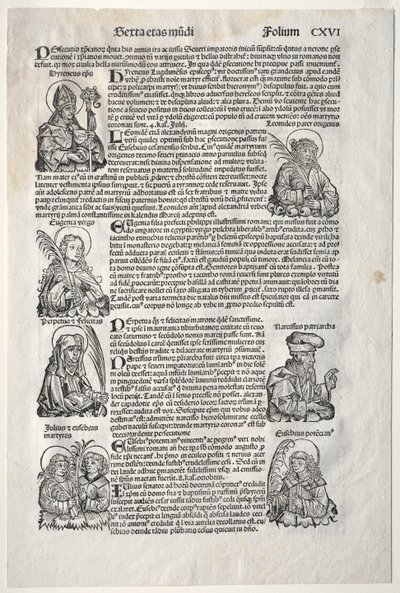 Kronika Norymberska, 1493. autorstwa Michael Wolgemut