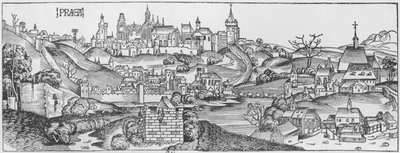 Widok Pragi, ilustracja z 
