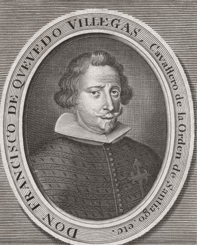 Francisco Gómez de Quevedo i Santibáñez Villegas. autorstwa Michael van der (after) Gucht