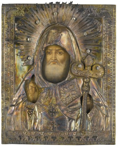 Święty Mitrofan z Woroneża, 1835 autorstwa Michail Vasilyevich Borodulin