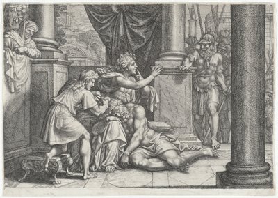 Samson i Dalila autorstwa Michel Corneille