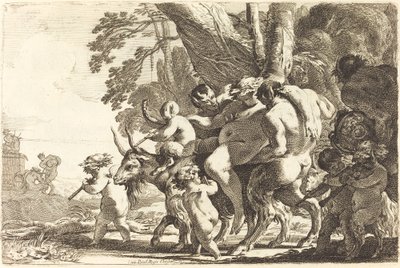 Pijany Silenus autorstwa Michel Dorigny