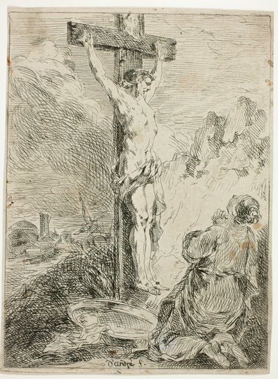 Chrystus na krzyżu autorstwa Michel Francois Dandre Bardon