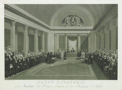 Wielki Sanhedryn Izraelitów przez Napoleona I, 1806. autorstwa Michel François Damame Demartrais