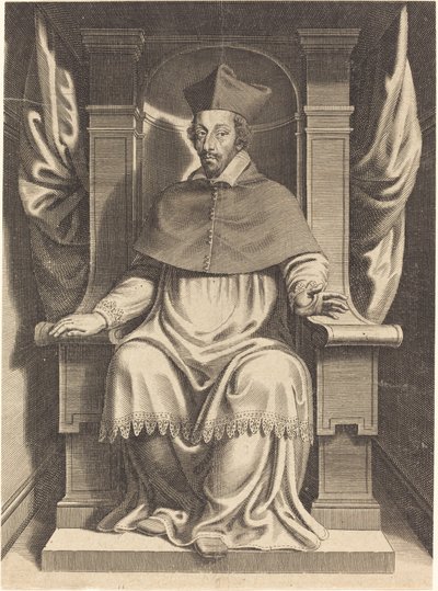 Armand Jean du Plessis, kardynał Richelieu autorstwa Michel Lasne