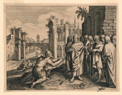 Chrystus i setnik autorstwa Michel Lasne
