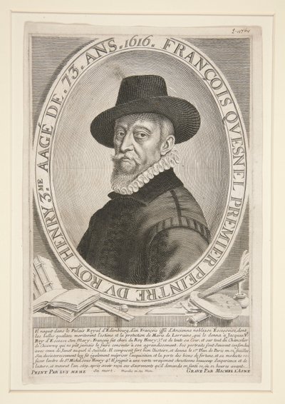 Francois Quesnel (1543-1619), w wieku 73 autorstwa Michel Lasne
