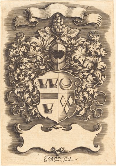 Herb autorstwa Michel Le Blon