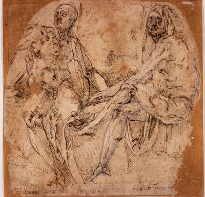 Studia aktów autorstwa Michelangelo (after) Buonarroti