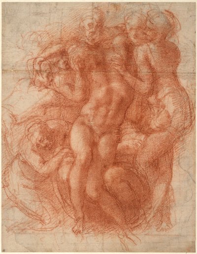 Lamentacja (recto), ok. 1530 r. autorstwa Michelangelo
