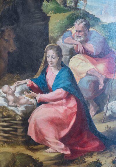 Narodzenie Chrystusa autorstwa Michelangelo Anselmi