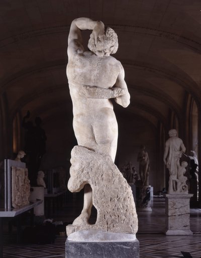 Więzień, znany jako Umierający niewolnik autorstwa Michelangelo Buonarroti