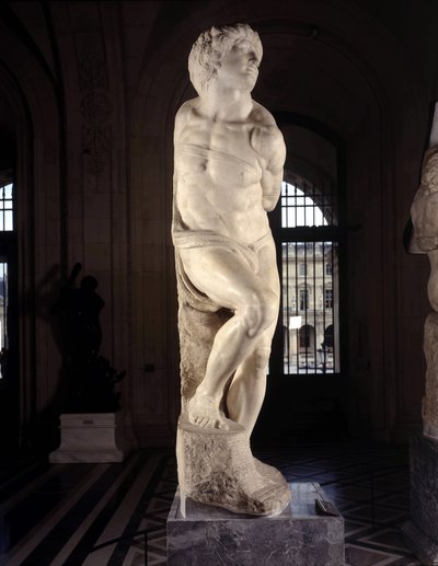 Więzień, znany jako Niewolnik Rebelii autorstwa Michelangelo Buonarroti