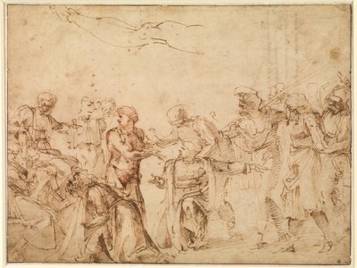 Chrystus przed Piłatem autorstwa Michelangelo Buonarroti