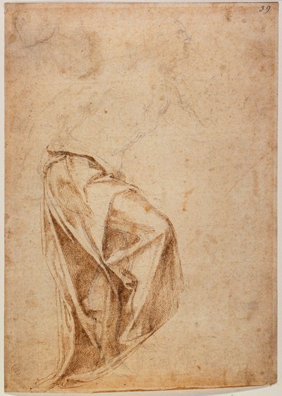 Drapowana postać autorstwa Michelangelo Buonarroti