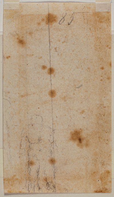 Szkic rysunku autorstwa Michelangelo Buonarroti