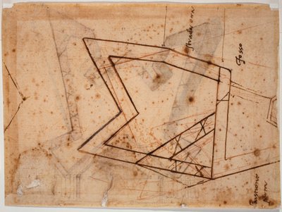 Plan wzmocnienia autorstwa Michelangelo Buonarroti