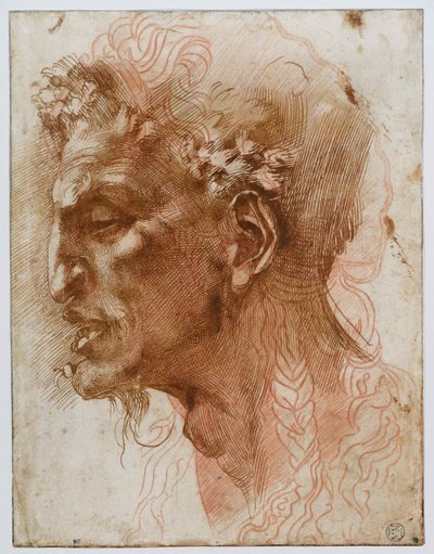 Szef Satyra. autorstwa Michelangelo Buonarroti